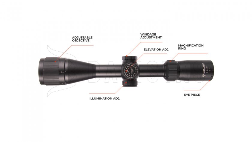 Cannocchiale Valiant Themys 3-9x40 AO SIR 20x 1/2Mil-dot