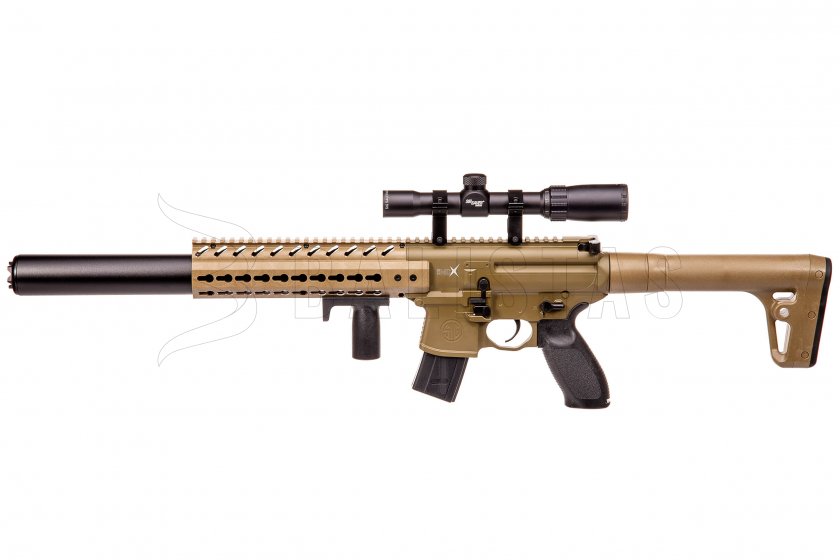 Carabina ad aria Sig Sauer MCX FDE 4,5mm con cannocchiale