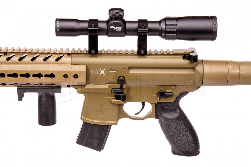 Carabina ad aria Sig Sauer MCX FDE 4,5mm con cannocchiale