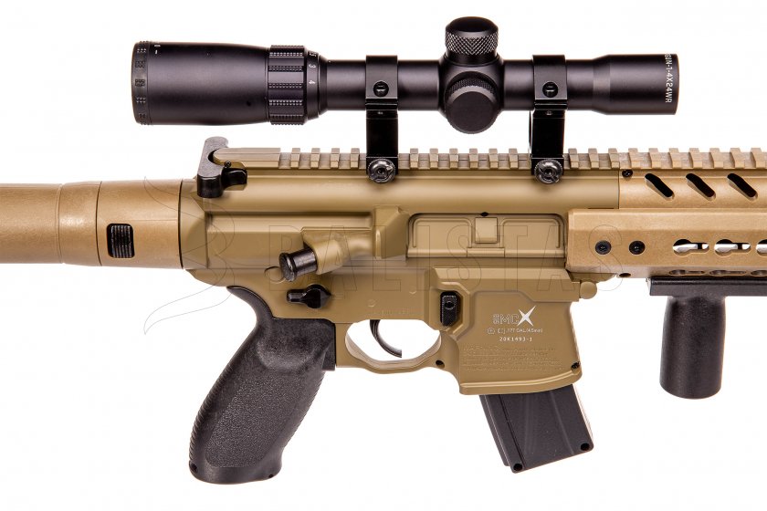 Carabina ad aria Sig Sauer MCX FDE 4,5mm con cannocchiale