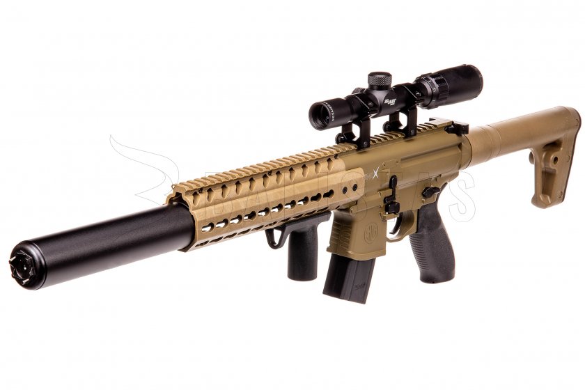 Carabina ad aria Sig Sauer MCX FDE 4,5mm con cannocchiale