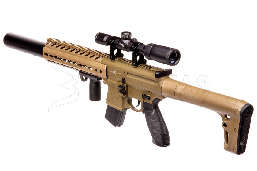 Carabina ad aria Sig Sauer MCX FDE 4,5mm con cannocchiale