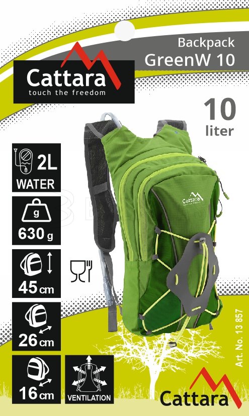 Zaino 10l + sacca idrica 2l GreenW