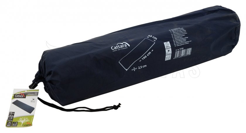 Materassino autogonfiabile Cattara 2,5 cm blu