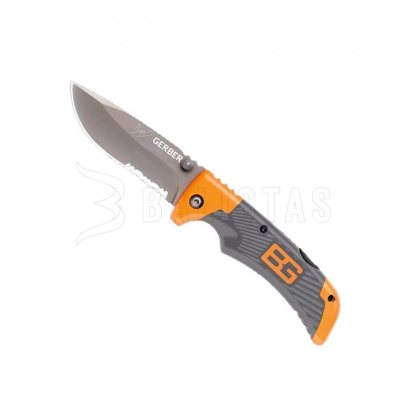 Coltello Gerber Bear Grylls Scout, lama combinata