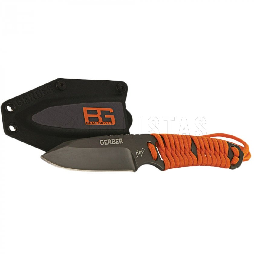 Coltello Gerber Bear Grylls Paracord, lama liscia