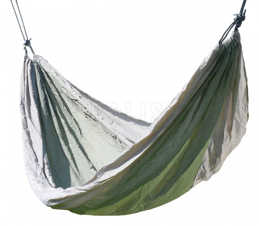 Amaca NYLON 275x137 cm verde-marrone