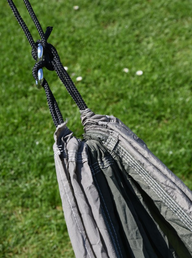 Amaca NYLON 275x137 cm verde-marrone