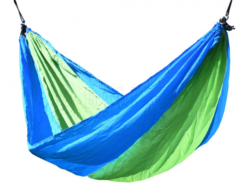 Amaca NYLON 275x137 cm verde-blu