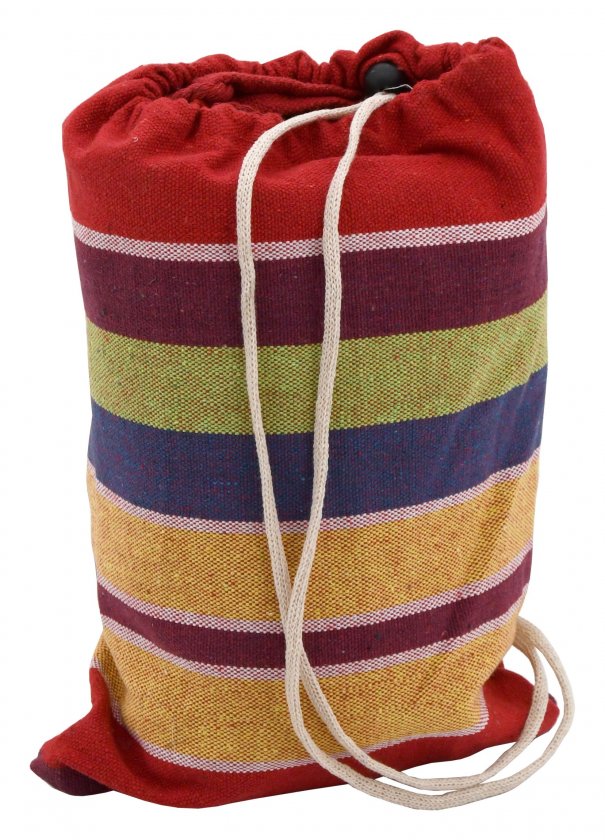Amaca TEXTIL 200x100 cm rosso-giallo