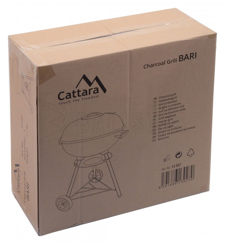 Griglia a carbone a sfera Bari 46 cm