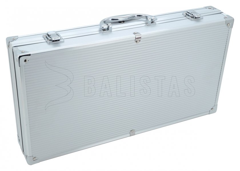 Set utensili da grigliata 18 pz valigetta ALU