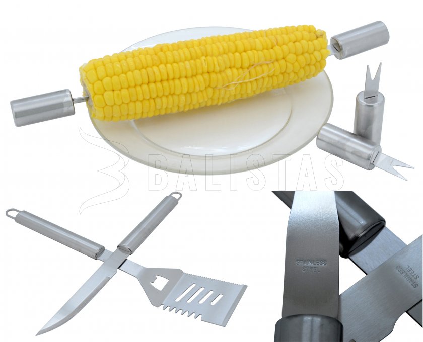 Set utensili da barbecue 30 pz valigetta ALU