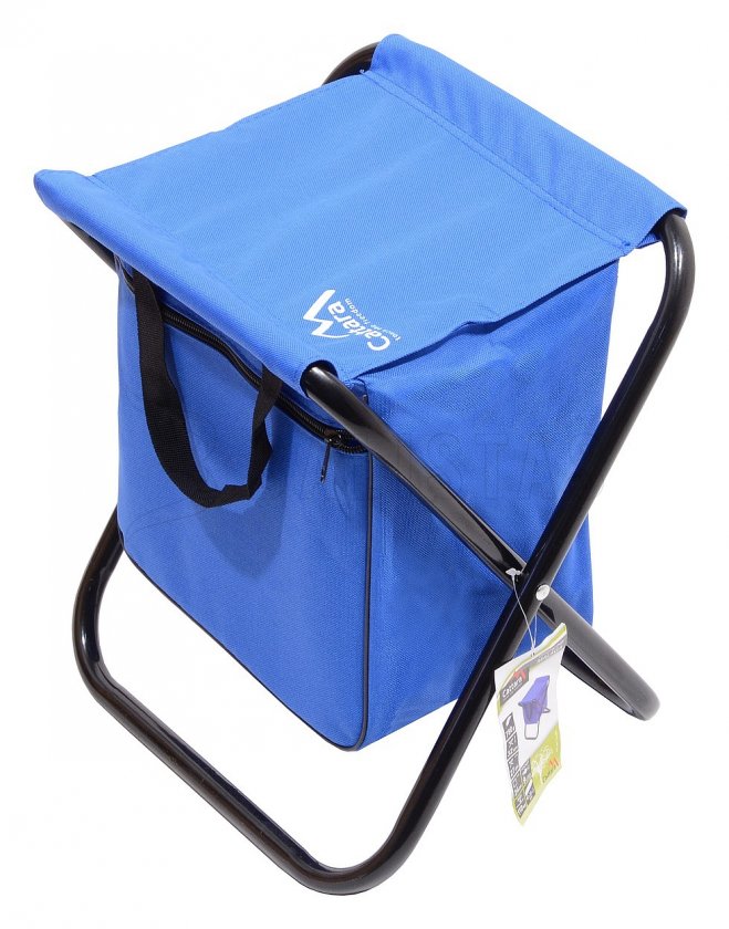 Sedia da campeggio pieghevole Malaga blu