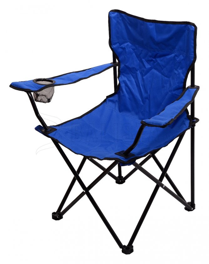 Sedia campeggio pieghevole Bari blu