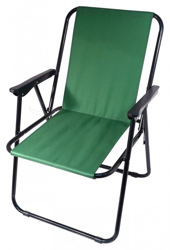 Sedia da campeggio pieghevole Bern verde
