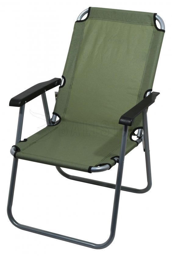 Sedia da campeggio pieghevole Lyon verde scuro