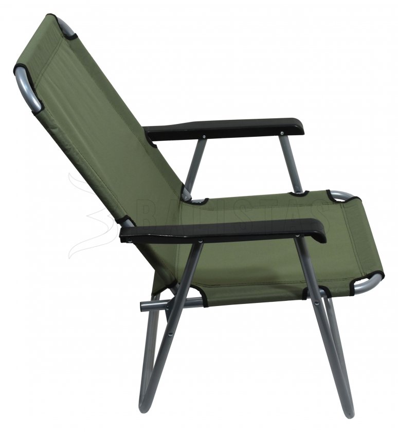 Sedia da campeggio pieghevole Lyon verde scuro