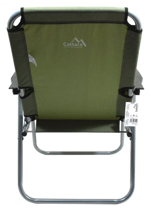 Sedia da campeggio pieghevole Lyon verde scuro
