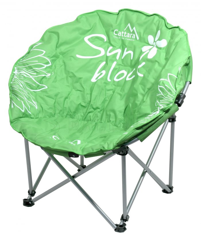 Sedia da campeggio pieghevole Flowers verde