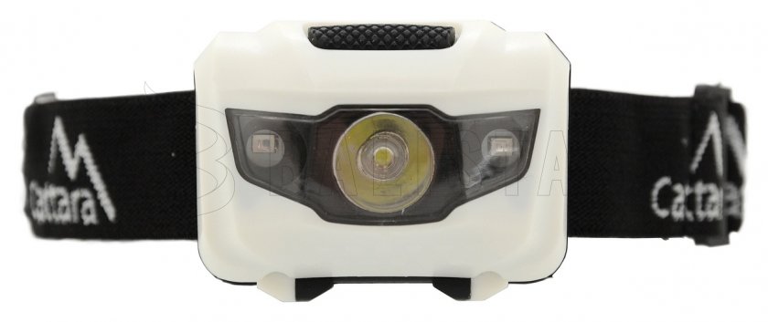 Lampada frontale LED 80 lm nero-bianca
