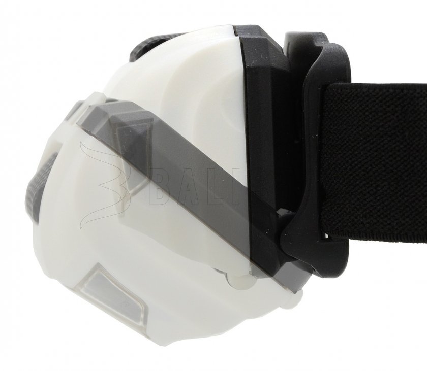 Lampada frontale LED 80 lm nero-bianca