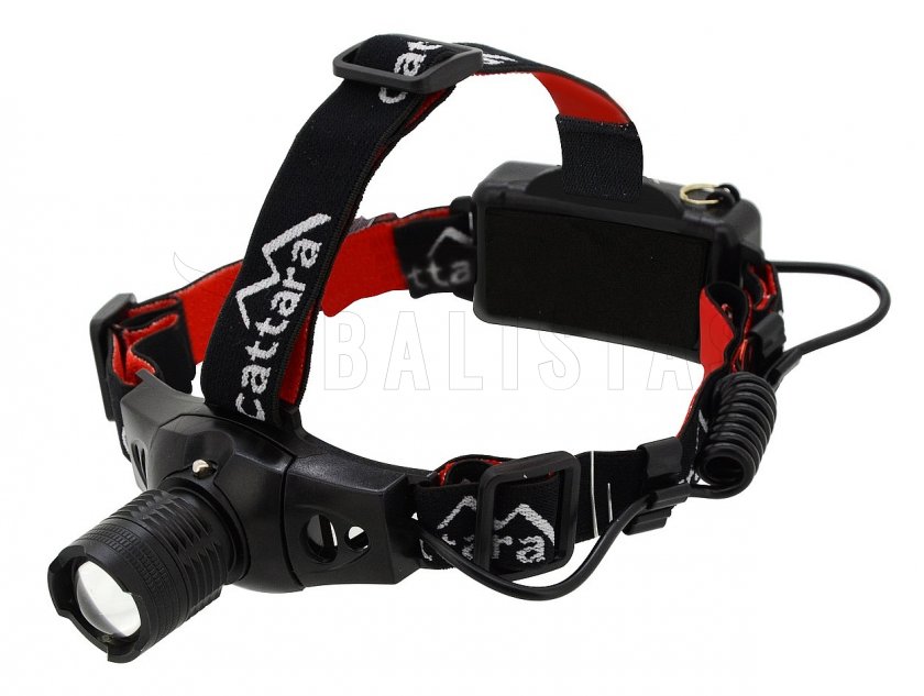 Lampada frontale LED 180 lm zoom