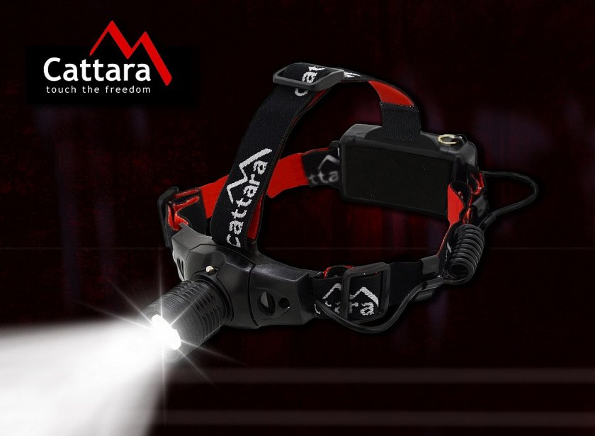 Lampada frontale LED 180 lm zoom