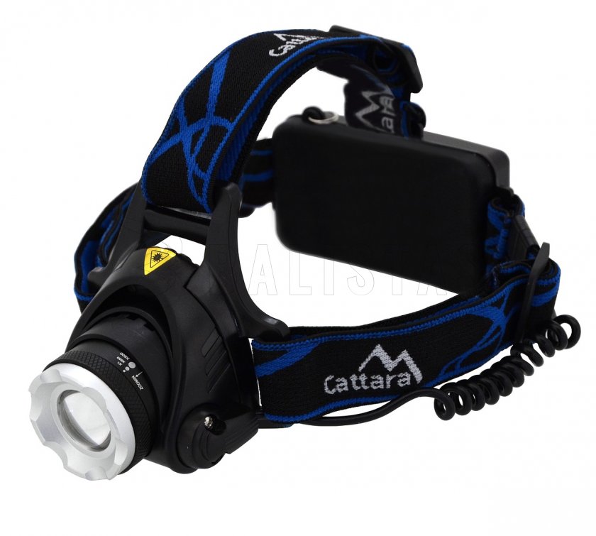 Lampada frontale LED 570 lm zoom