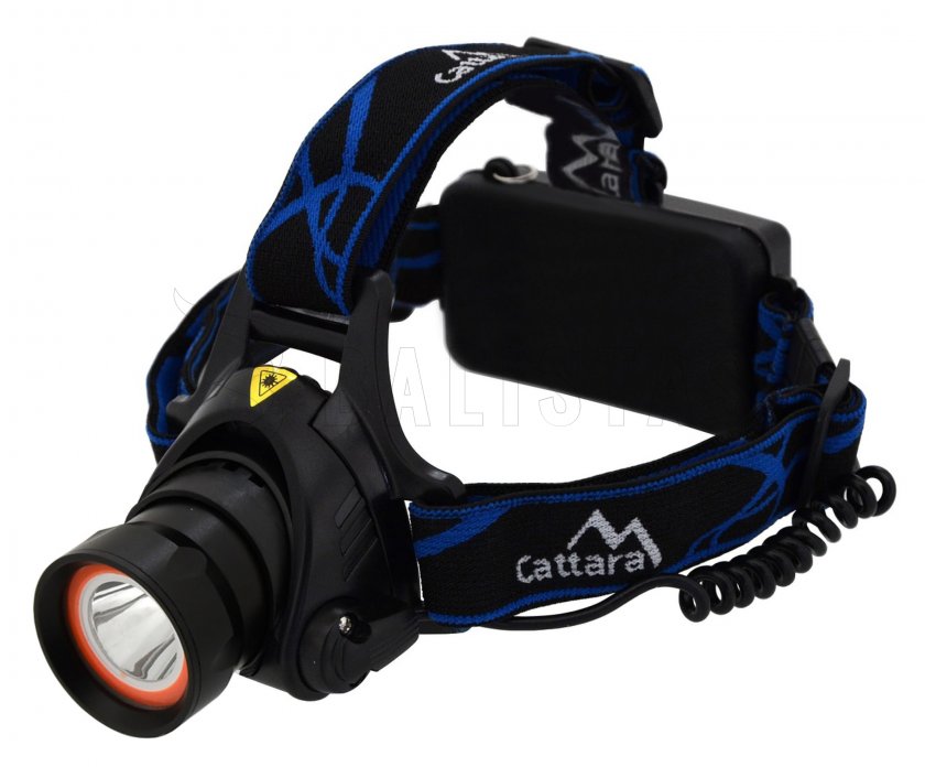 Lampada frontale LED 400 lm (1x XM-L+15x SMD)