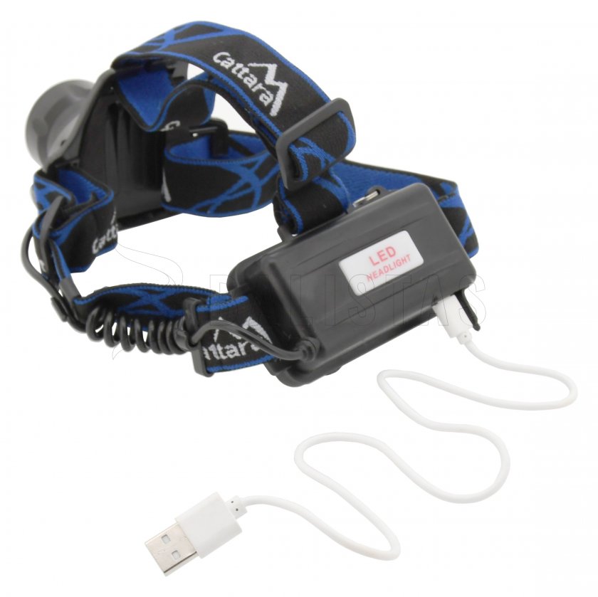 Lampada frontale LED 400 lm (1x XM-L+15x SMD)