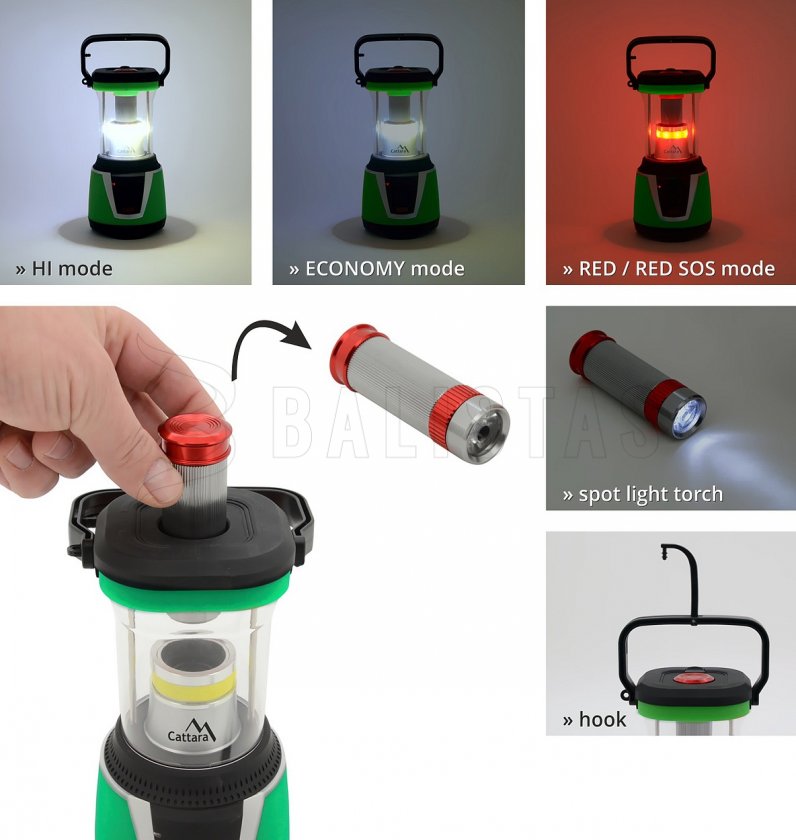 Torcia LED 300 lm Camping Remote Control