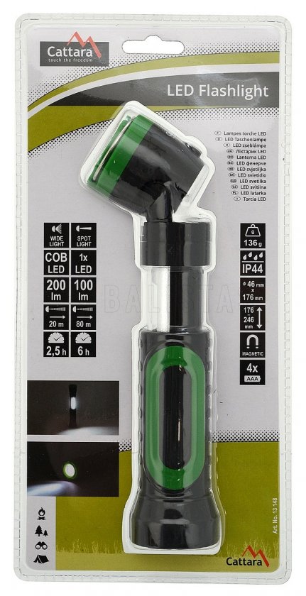 Lampada LED 100/200 lm camping estensibile
