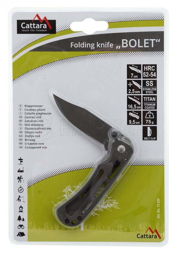 Coltello pieghevole BOLET con blocco 16,5 cm