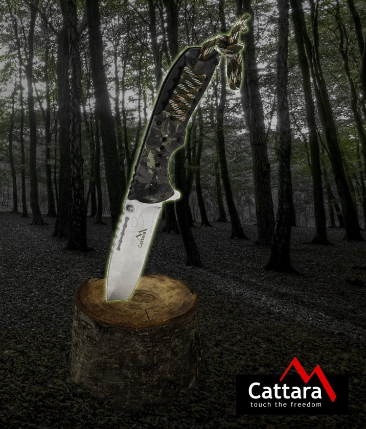 Coltello pieghevole Cana con blocco 21,6 cm