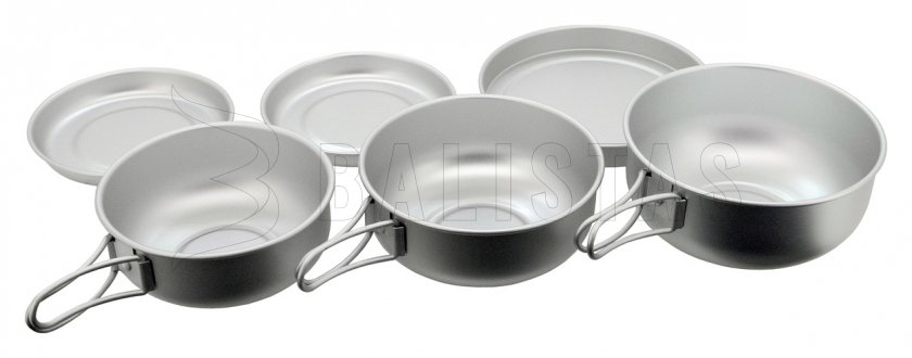 Set di piatti ALU da 6 pezzi