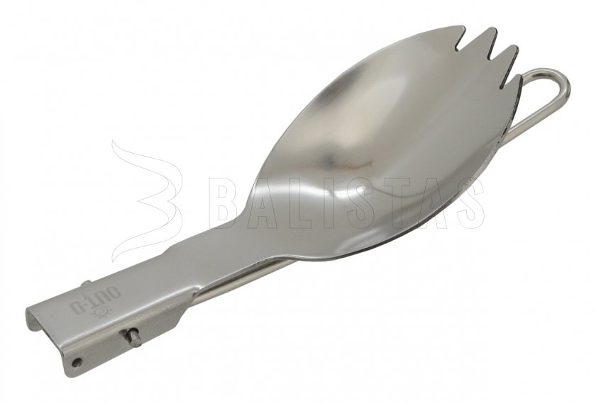 Cucchiaio pieghevole in acciaio inox 210/130 mm