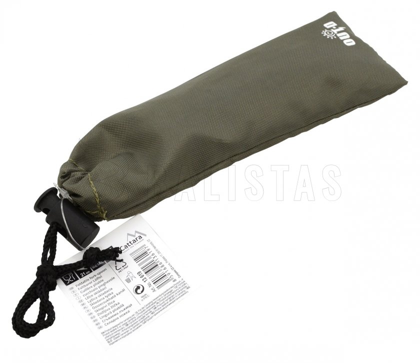 Cucchiaio pieghevole in acciaio inox 210/130 mm