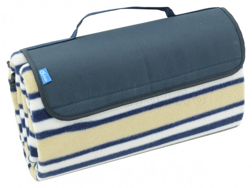 Coperta da picnic Fleece 150x135 cm blu