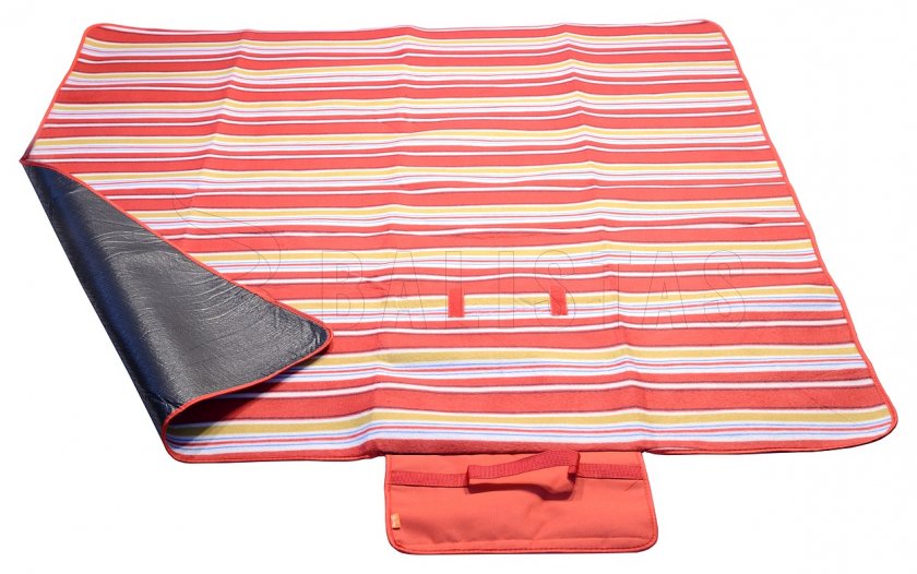 Coperta da picnic Fleece 150x135 cm rossa
