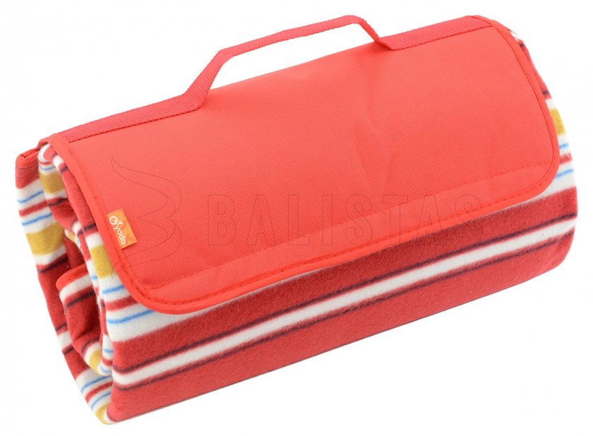 Coperta da picnic Fleece 150x135 cm rossa