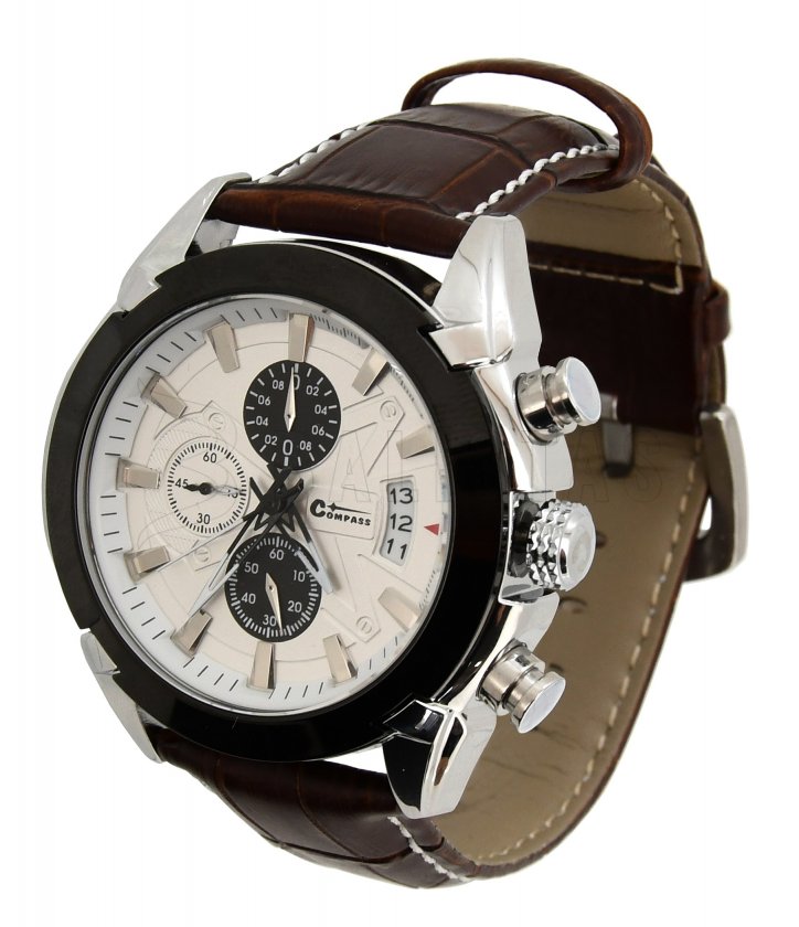 Orologio Chrono White Compass