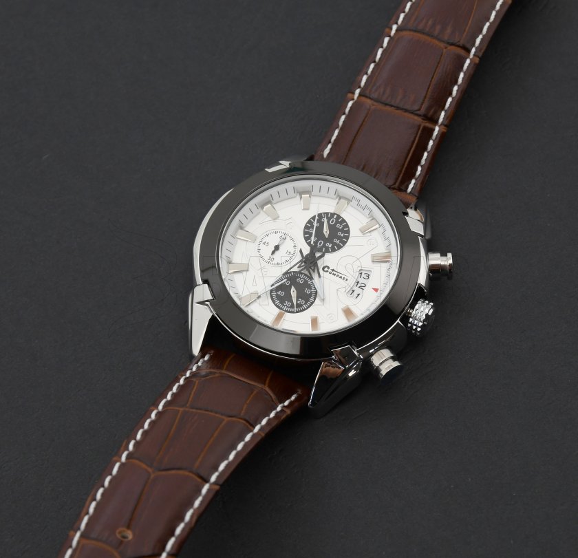Orologio Chrono White Compass