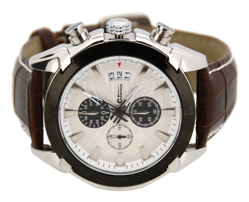 Orologio Chrono White Compass