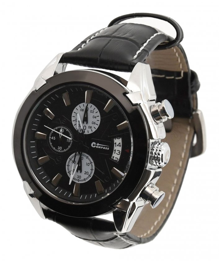 Orologio Chrono Black Compass
