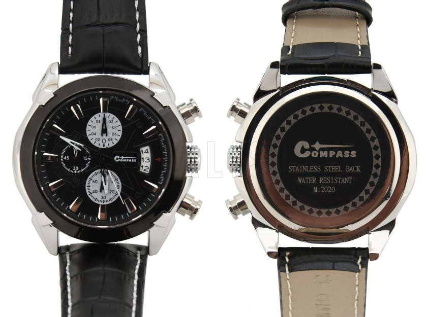 Orologio Chrono Black Compass