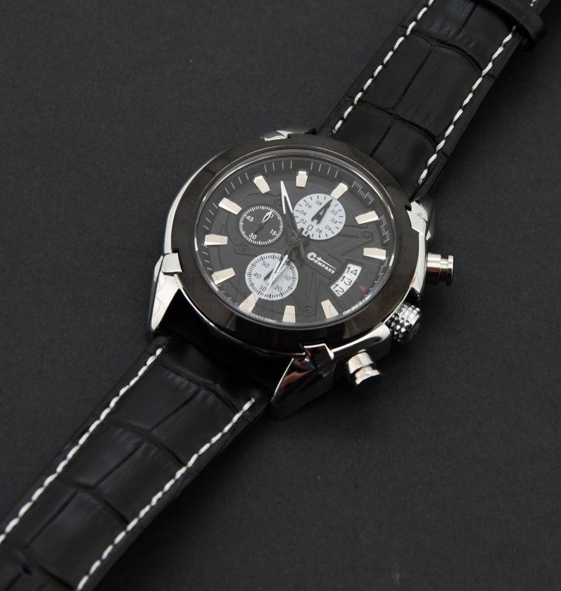Orologio Chrono Black Compass