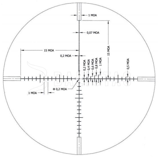 Cannocchiale FOMEI 6-24x50 FOREMAN HTC PRO (THD) 4