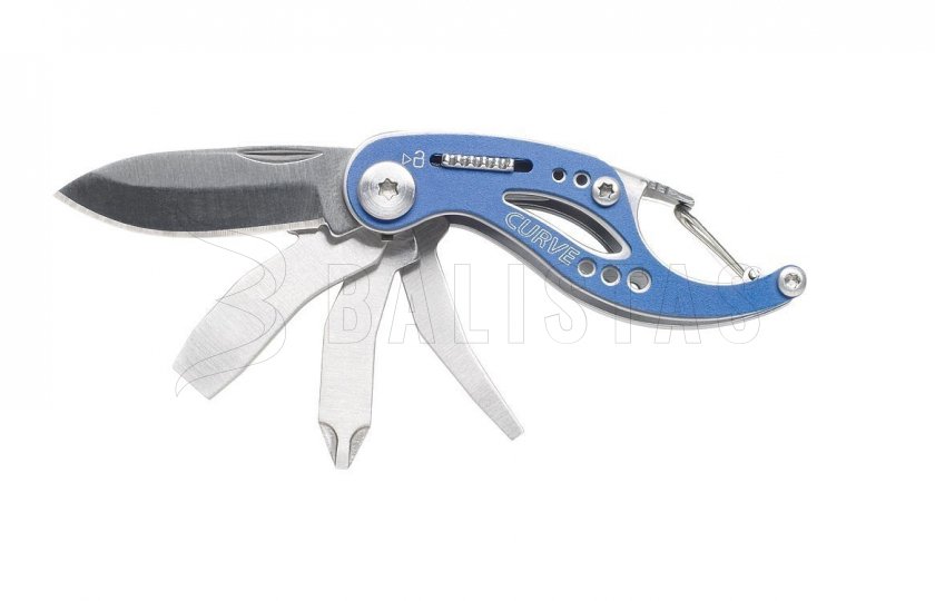 Coltello pieghevole multifunzione Gerber Curve blu