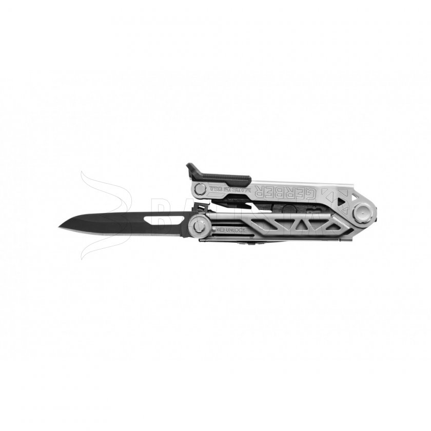Pinza multifunzione Gerber Center-Drive argento con fodero in nylon